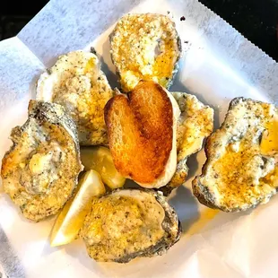 Blue Cheese Oysters