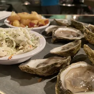 oysters, oysters and mussels, food, mussels, shellfish