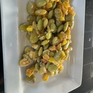 Corn and Edamame side