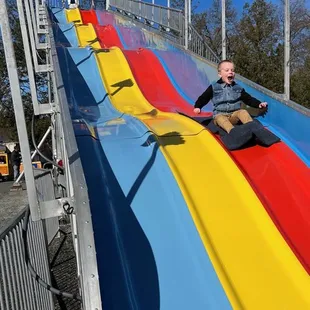 My grandsons favorite  A fun 90 ft. Super slide slide!