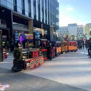 Our Fun Express Train brought lots of smiles to the Holiday Celebration at Chase Center.