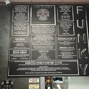 Menu as of 7/15/23