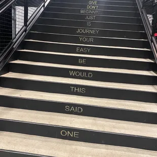 Staircase on the way up to FunnelCakeHouse