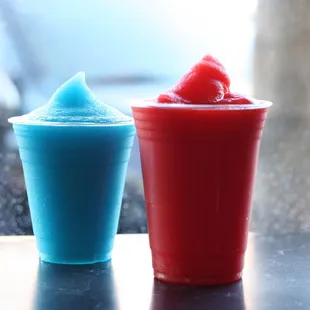 blue raspberry &amp; watermelon slushees