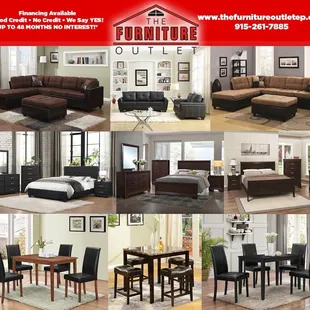 Customer Appreciation Pick 3! Your Choice of Living Room Set, Dining Room Set and Bedroom Set All For Only $1499!