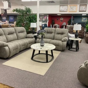 Reclining living room