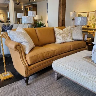Grimsby leather sofa