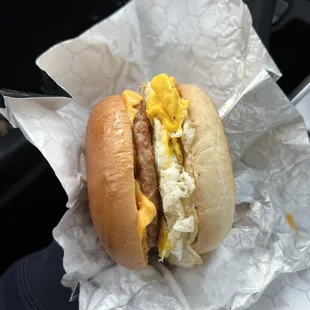 The basic sandwich with an extra egg