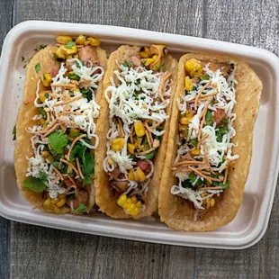 Three Tacos