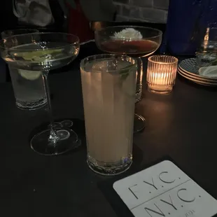 Martini, espresso martini, refreshing mocktail