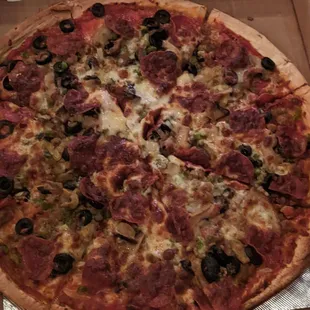 pizza, food