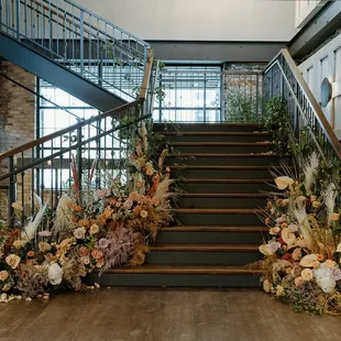 Our grand staircase for your epic entrances