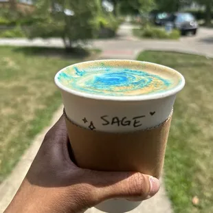 Galaxy latte