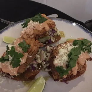 Fish tostadas