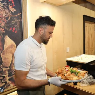 interior, sushi and sashimi