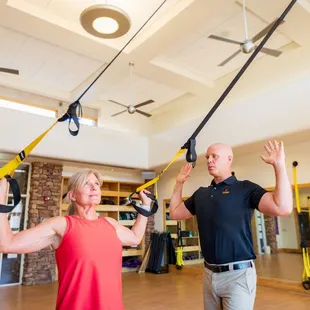 The Gallery Sports Cllub private fitness instruction.