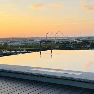 Rooftop pool