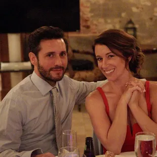 We were so happy there were absolutely no issues during our beautiful wedding rehearsal dinner! Happy couple