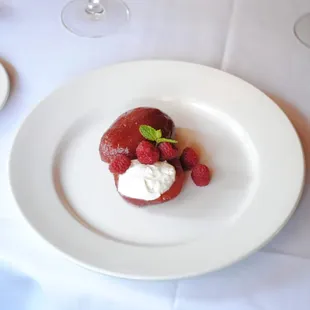 Burgundy Poached Pear