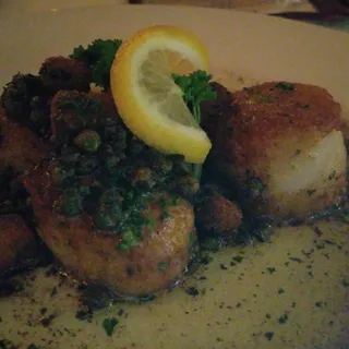 Jumbo Diver Scallops Grenobloise