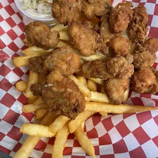 Fried oysters