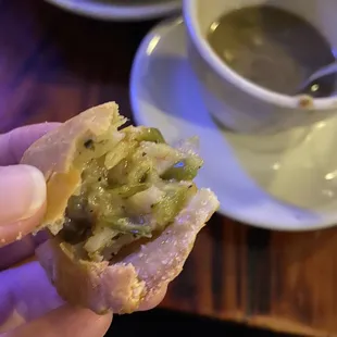 Crawfish pie with no crawfish so it's an onion pie