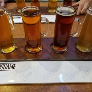 Super fun beer sampler