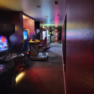 a video game and arcade