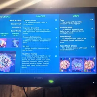 Menu 1/3