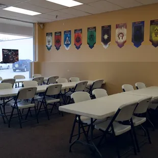 Here is just half of our gaming space.