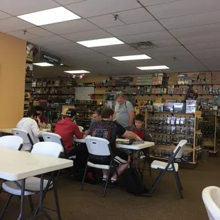Players enjoy a game.