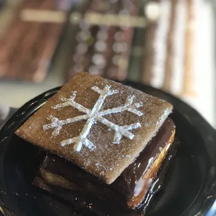 Gingerbread S'mores with House made marshmallow!