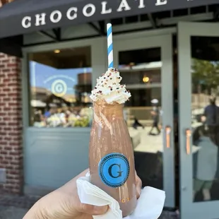 Malted chocolate chiller