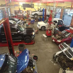 Busy today @ The Garage