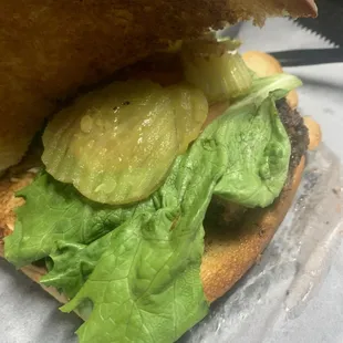 Underneath grill cheese sandwich