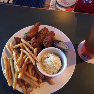 fish and chips, food