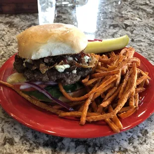 Blue Cheese Bacon Burger