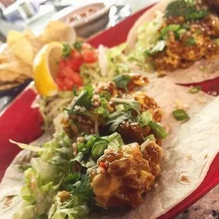 Firecracker Shrimp Tacos