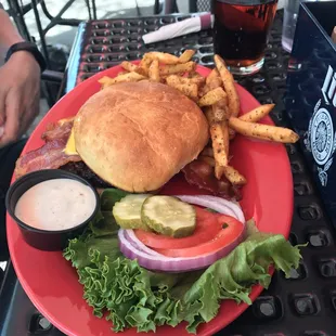 The classic burger