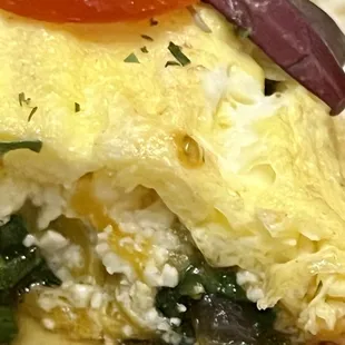 Spinach Omelette