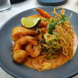 Koi soi with crispy shrimp, get it!!