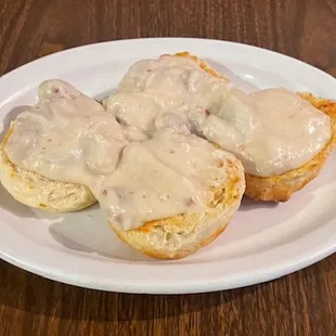 Biscuits and gravy