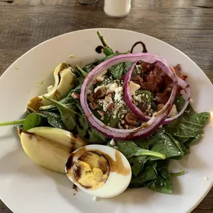 Wilted Spinach Salad