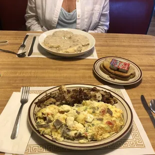 Medite Mediterranean Omelette Biscuits &amp; Gravy