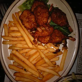 Shrimp and fries