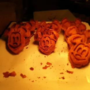 Chocolate Mickey Mouse Waffles