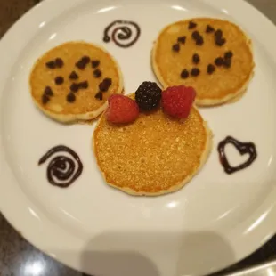 Mickey pancakes