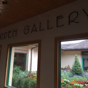 Reception area where you wait for your hostess to bring you to your table.