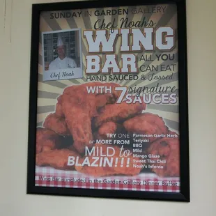 chicken wings and fried chicken