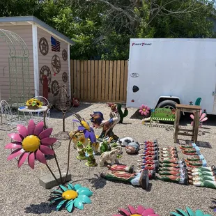 Outside grounds display...